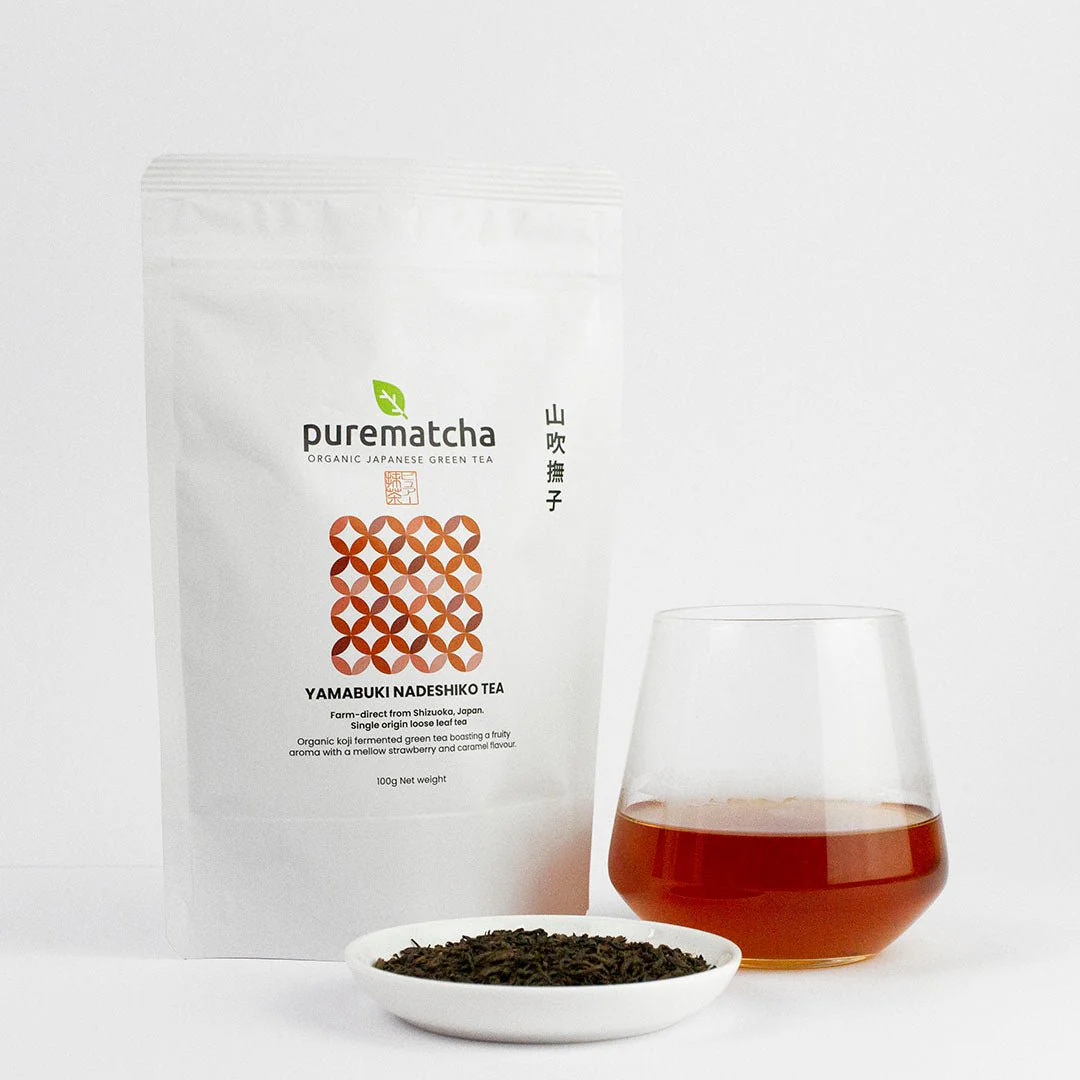 100g YAMABUKI NADESHIKO (Organic Pu erh Tea) - Image 4