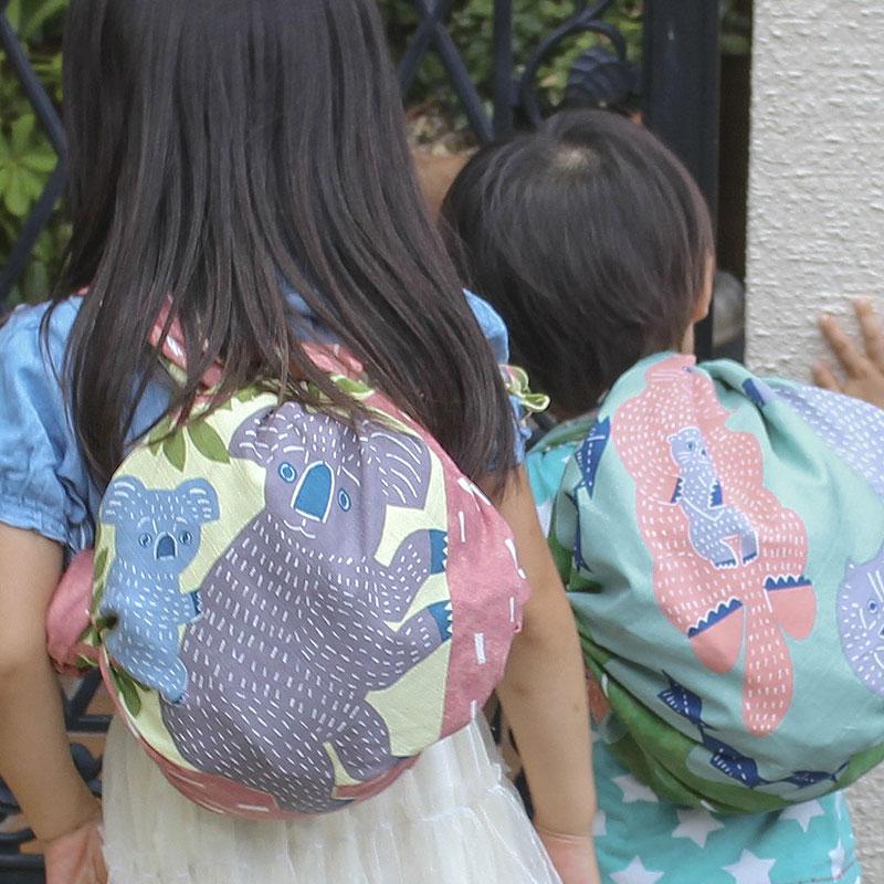 104 KATA KATA Furoshiki Sea Otter Blue - Image 6