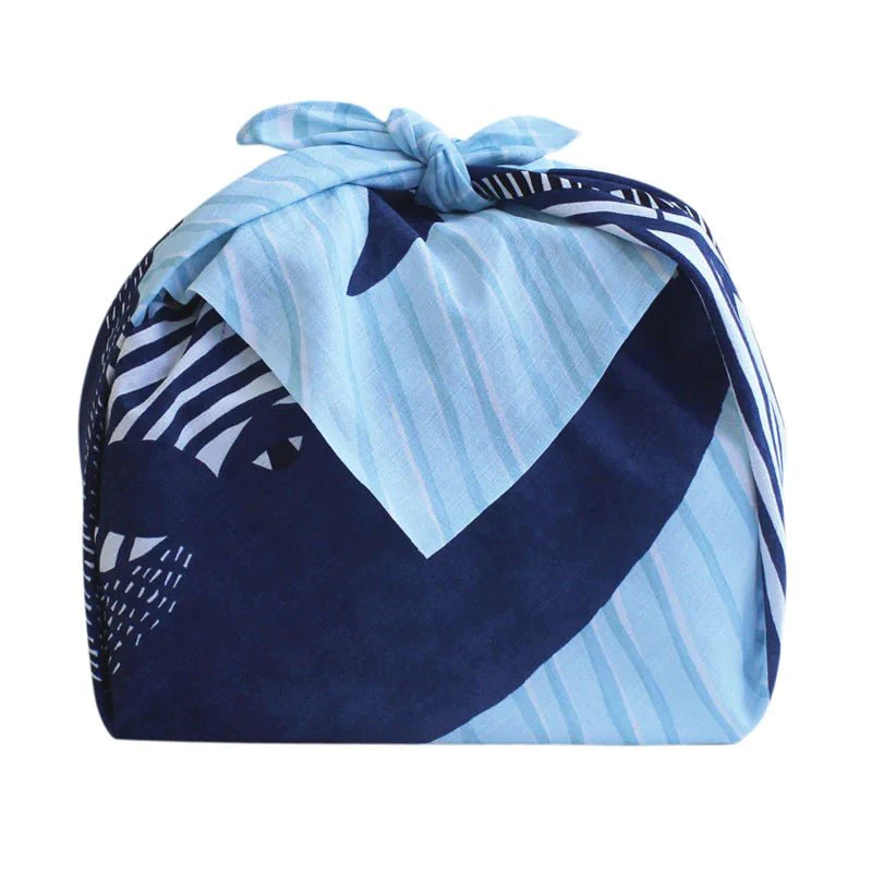 104 KATA KATA Furoshiki Whale Blue - Image 4