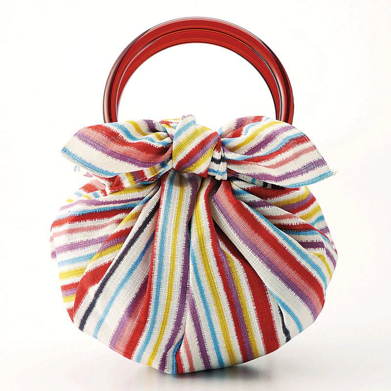 70 Modern-girl Stripe with Furoshiki Bag Rings