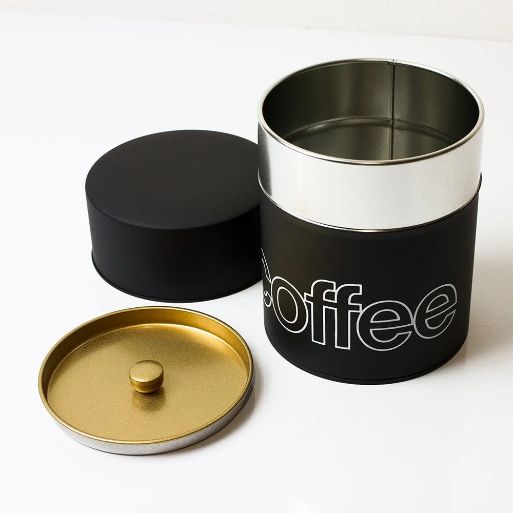 Airtight Coffee Canister 375g (Matte Black) - Image 5