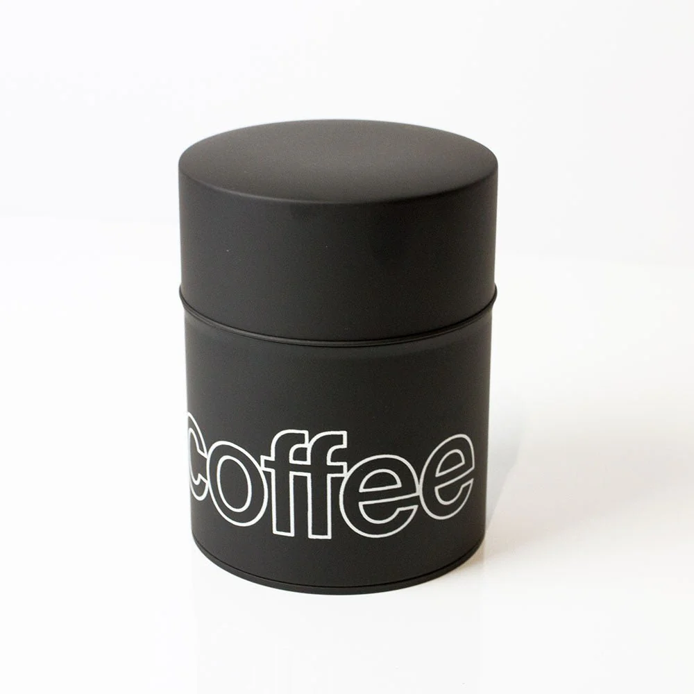 Airtight Coffee Canister 375g (Matte Black) - Image 6