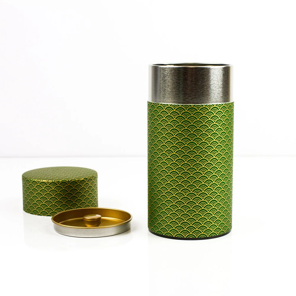 AOMI Tall Japanese Washi Tea Canister - Image 3