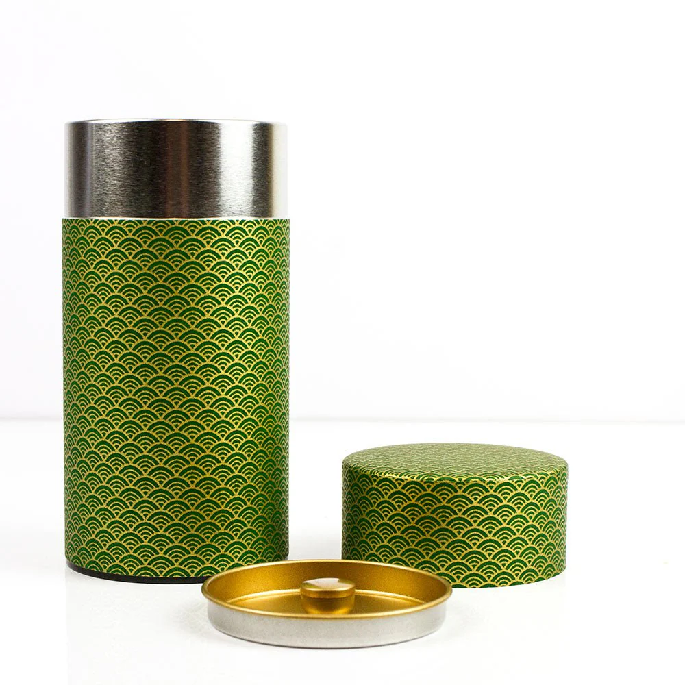 AOMI Tall Japanese Washi Tea Canister - Image 4