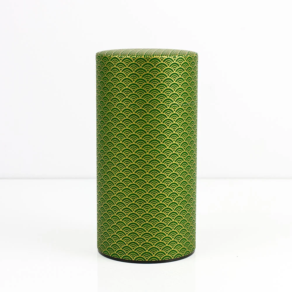 AOMI Tall Japanese Washi Tea Canister - Image 7