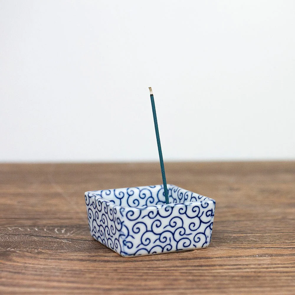 Arabesque Porcelain Incense Stick Holder