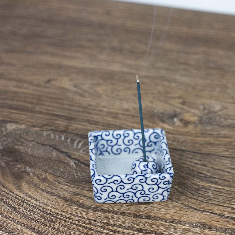 Arabesque Porcelain Incense Stick Holder - Image 2