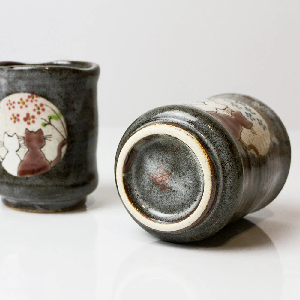 Atelier Yu Cats In Sunny Spot Japanese Tea Cups - Image 4