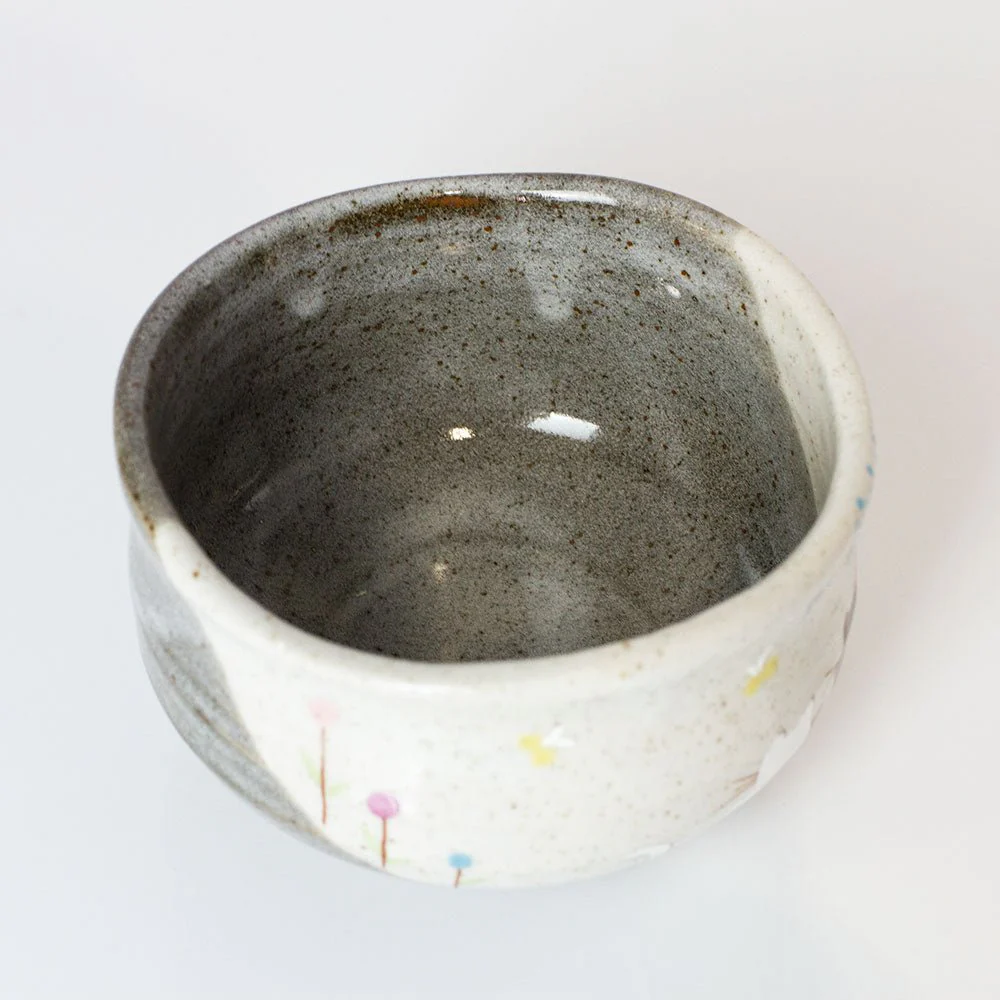 Atelier Yu Cats In Sunny Spot Kutani Matcha Bowl Chawan - Image 11