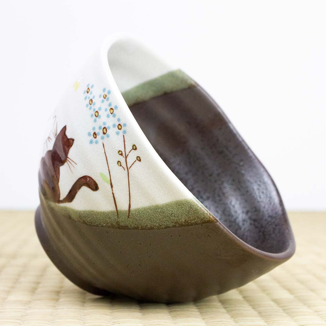 Atelier Yu Cats In Sunny Spot Matcha Tea Bowl (250ml) - Image 6