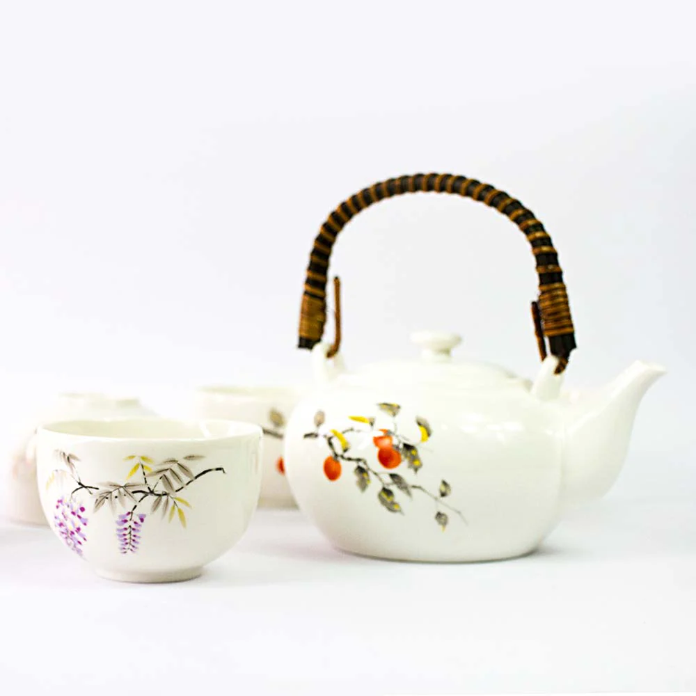 AWASAKA Japanese Tea Set (Porcelain) - Image 4