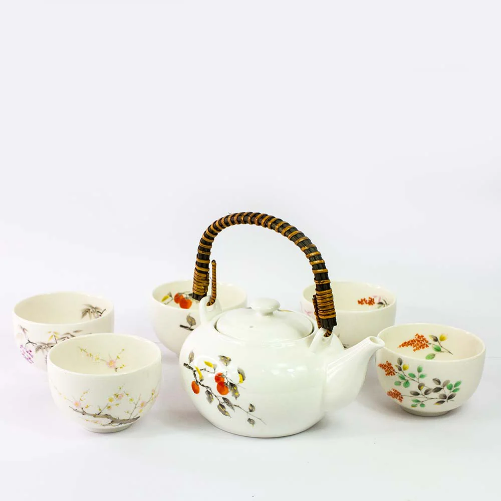 AWASAKA Japanese Tea Set (Porcelain) - Image 5