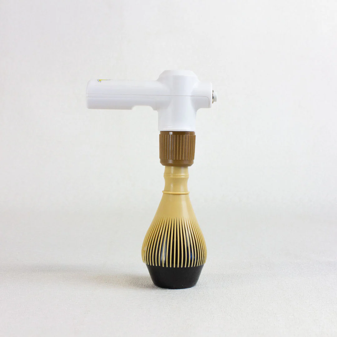 CHARAKU Battery Matcha Whisk Set - Made in Japan - Image 4