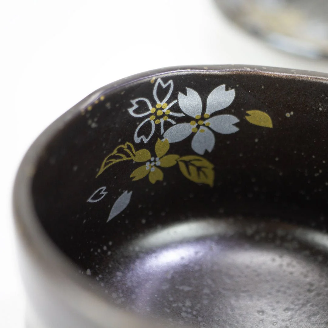 Cherry Blossom Tea Bowl and Saucer Set - Image 5