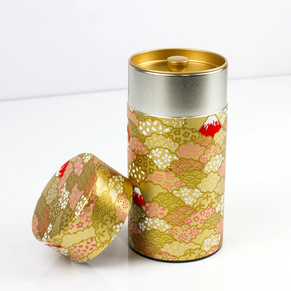 FUJI AOMI Japanese Washi Tea Canister - Image 6