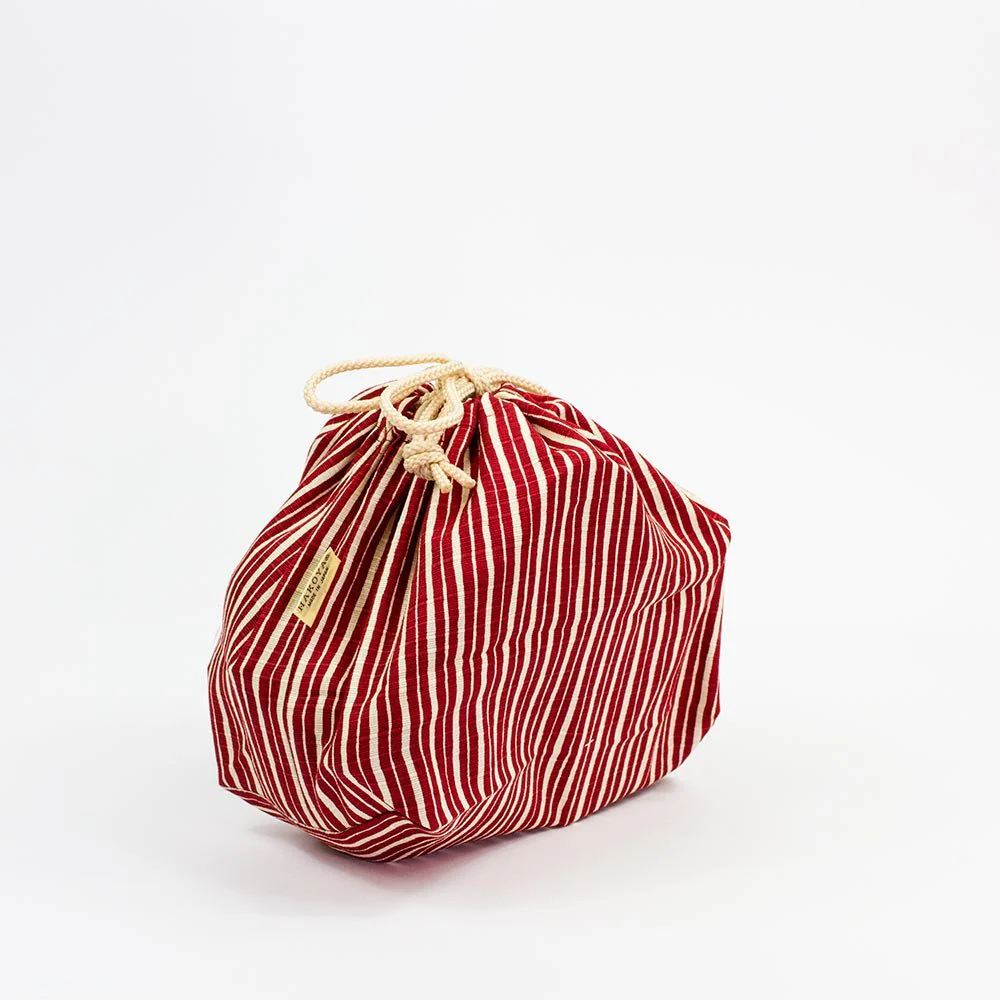 HAKOYA Red Drawstring Travel Bag for Matcha Set - Image 5