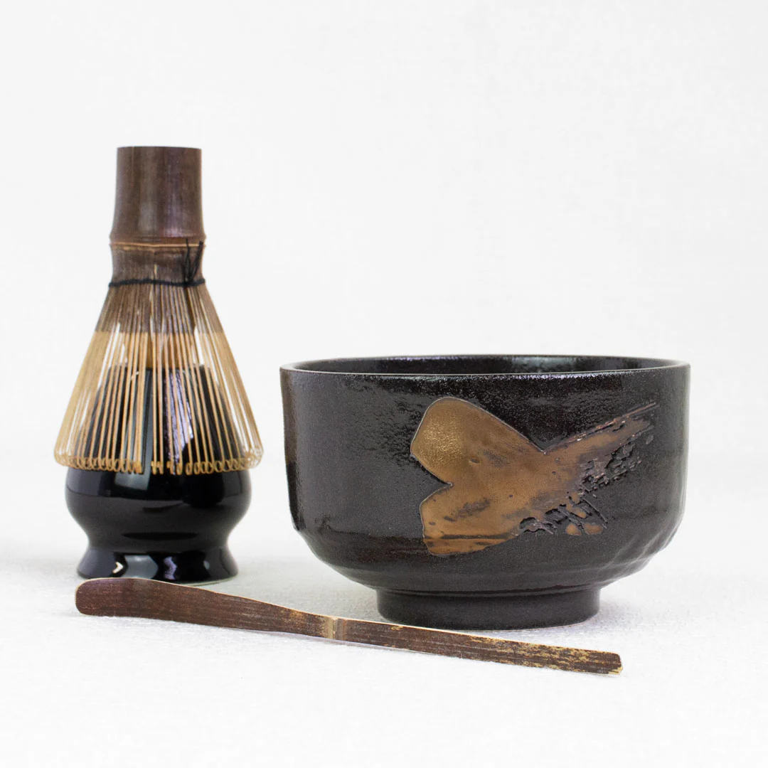 HIROMI Brushstroke Matcha Tea Bowl Chawan (500ml) - Image 4