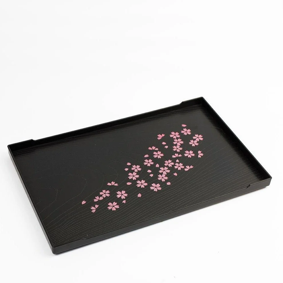 Japanese Cherry Blossom Tea Serving Tray - Image 4