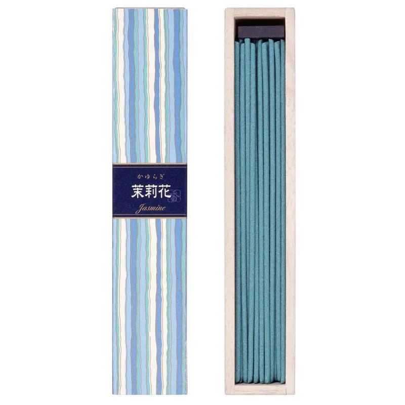 KAYURAGI Nippon Kodo Incense Sticks (40 sticks + Ceramic Holder) - Image 3