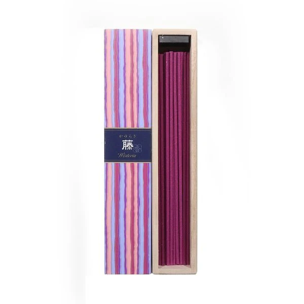 KAYURAGI Nippon Kodo Incense Sticks (40 sticks + Ceramic Holder) - Image 4