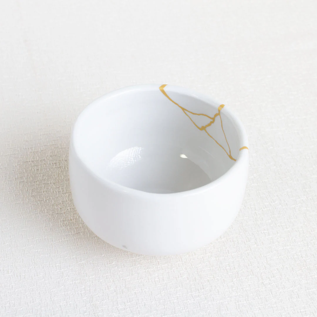 KINTSUGI White Matcha Tea Bowl Chawan (500ml) - Image 3