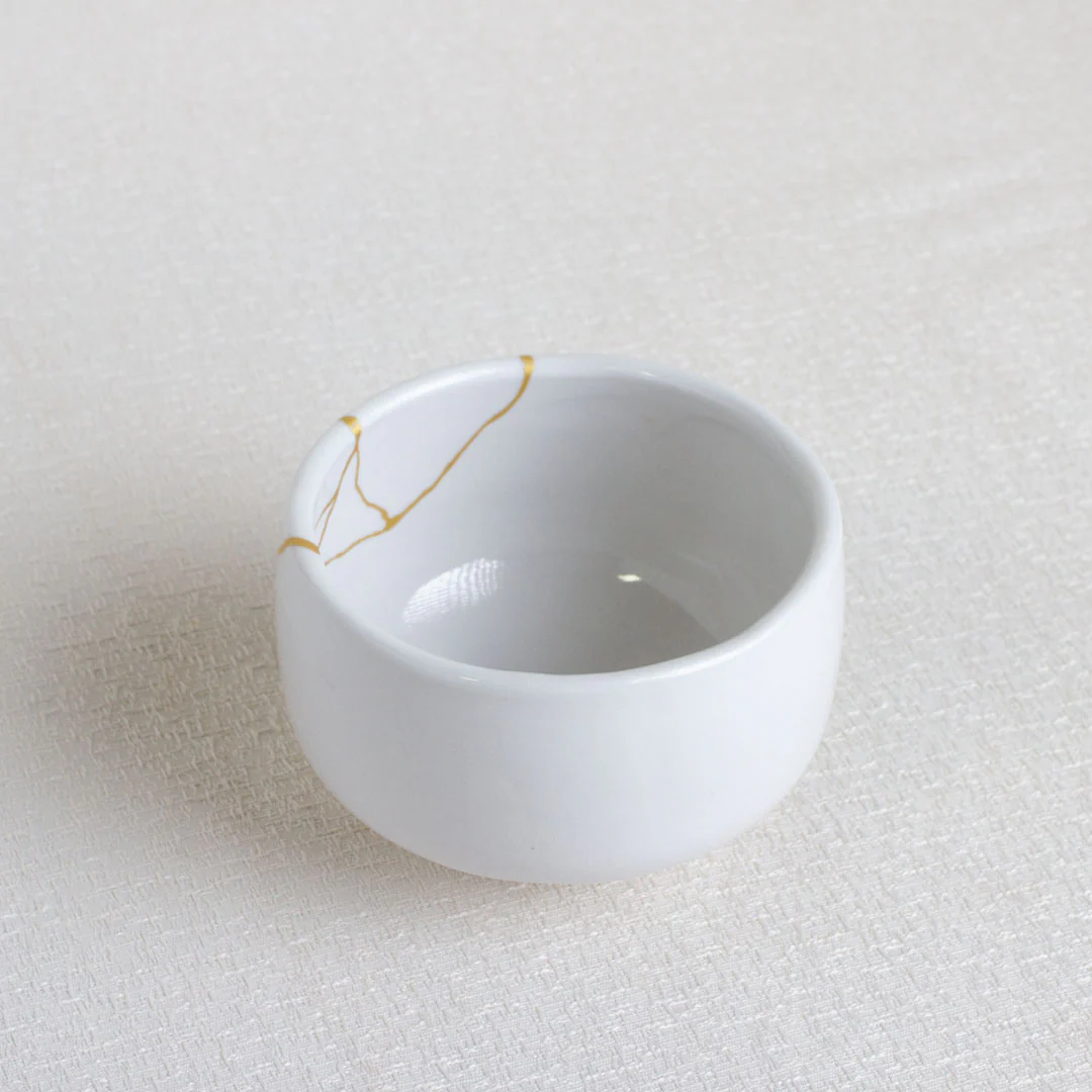 KINTSUGI White Matcha Tea Bowl Chawan (500ml) - Image 5