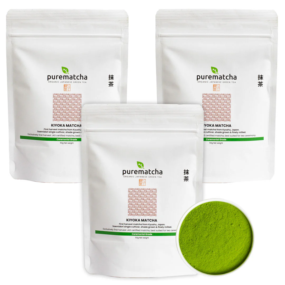 KIYOKA Saemidori Organic Ceremonial Matcha Powder - Image 10