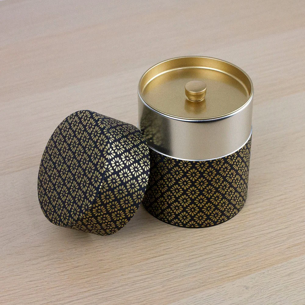 KURAI 200g Japanese Washi Tea Canister (Wide) - Image 5
