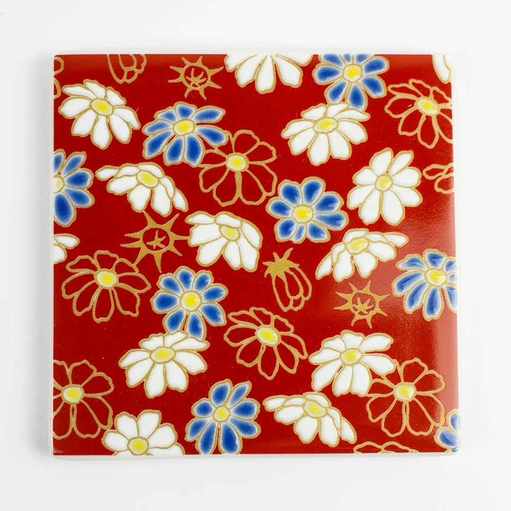 Kutani Porcelain Japanese Tea Coaster - Image 4