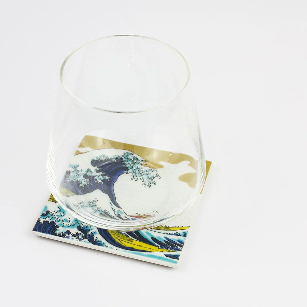 Kutani Porcelain Japanese Tea Coaster - Image 5
