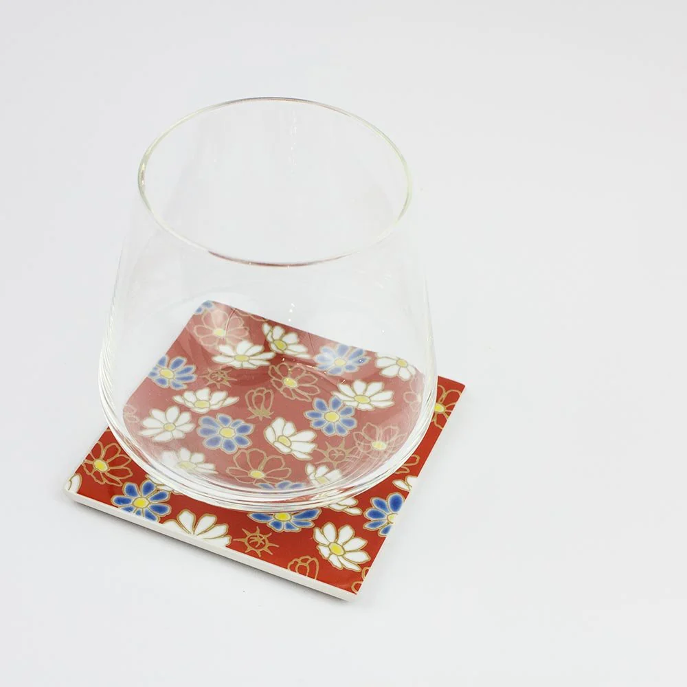 Kutani Porcelain Japanese Tea Coaster - Image 7