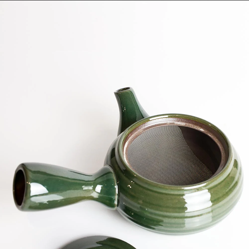 MIDORI Banko-Yaki Japanese Teapot Kyusu (320ml) - Image 3