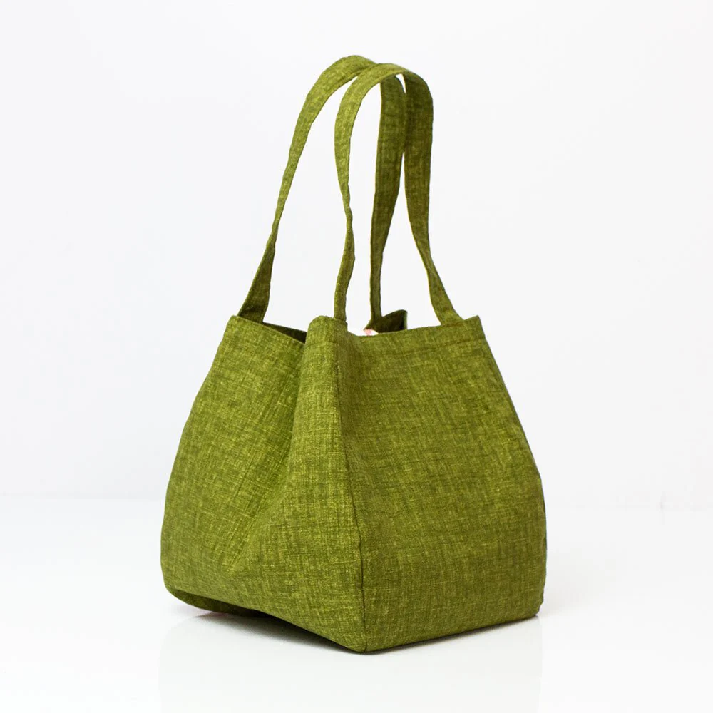 Mini Tote Bag with Stripes (Enshu Cotton) - Image 3