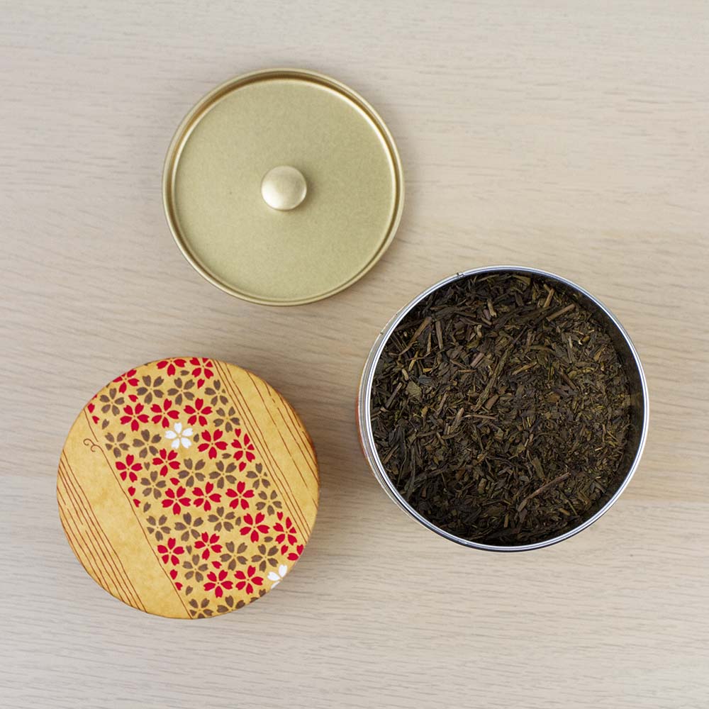 MOKUZAI 200g Washi Wrapped Tea Canister (Wide) - Image 7