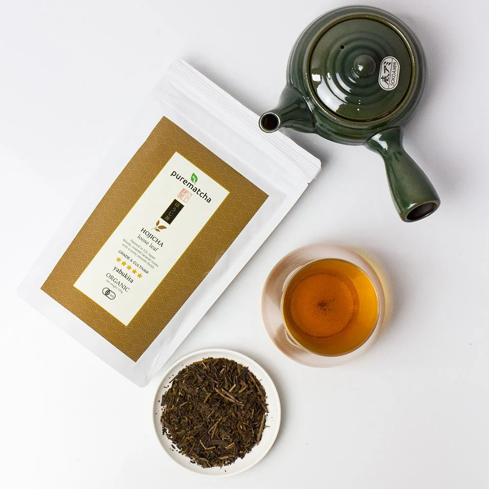 100g ORGANIC HOJICHA Roasted Green Tea - Image 6