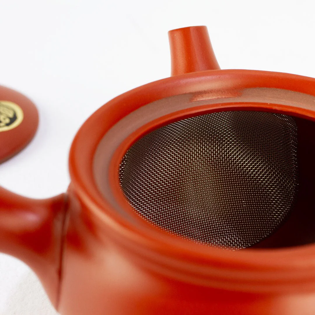Red Clay Japanese Teapot (350ml) - Image 5