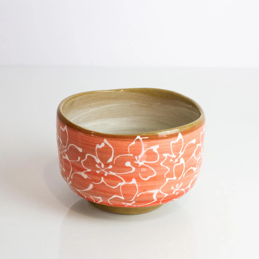 SAKURA Blood Orange Chawan Matcha Tea Bowl - Image 3