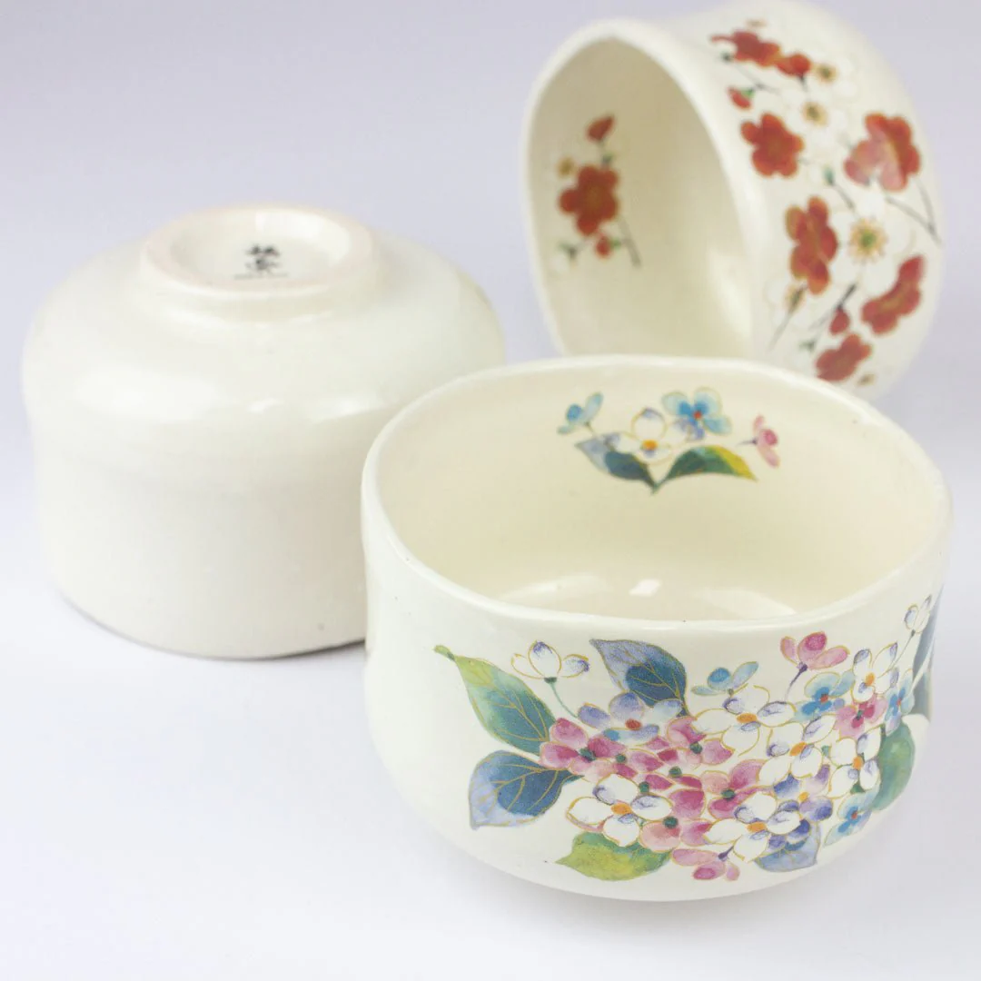 Set of 5 Matcha Tea Bowls (250ml) - Made in Japan - Image 4