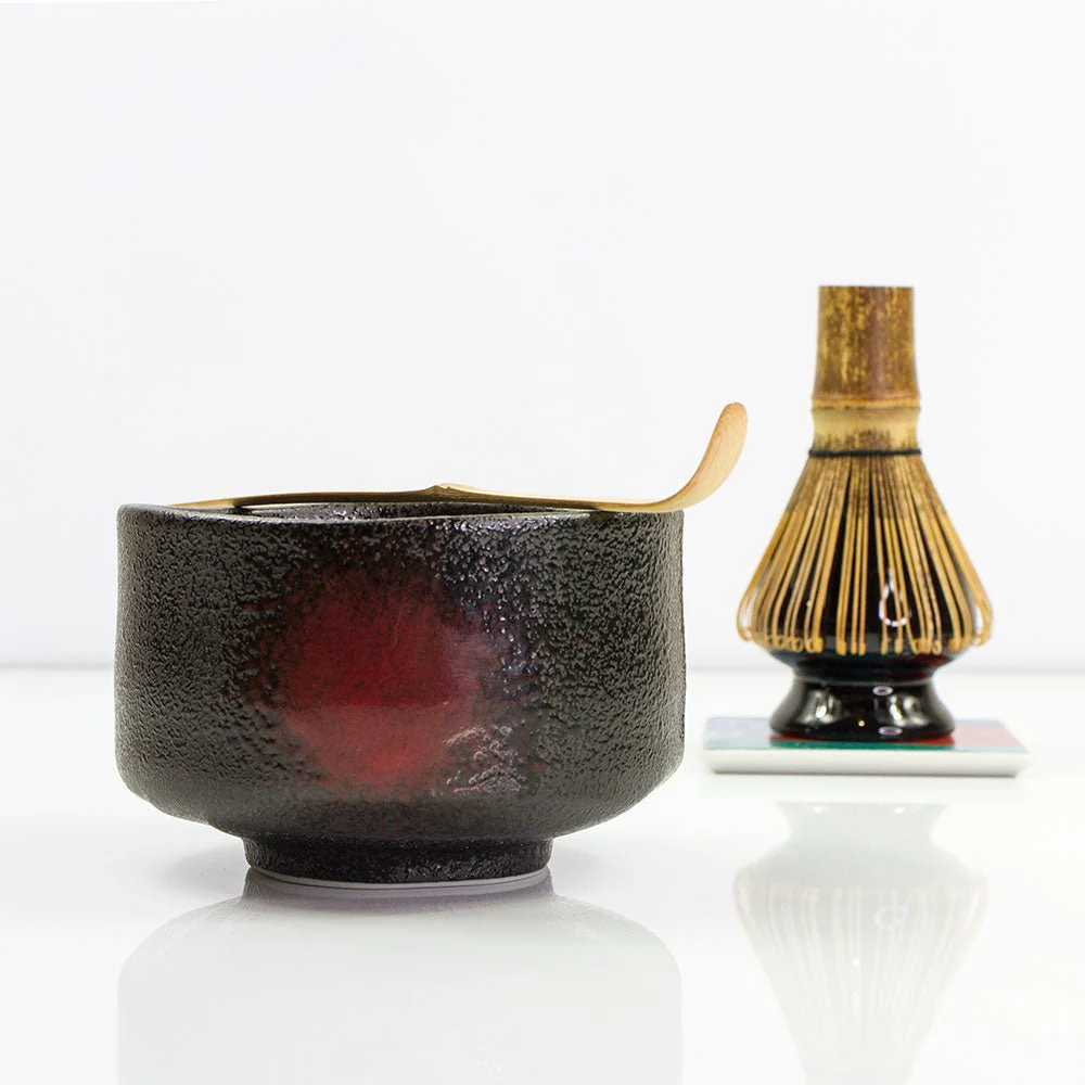 SETO KURO Black Matcha Bowl (CHAWAN) - Image 5