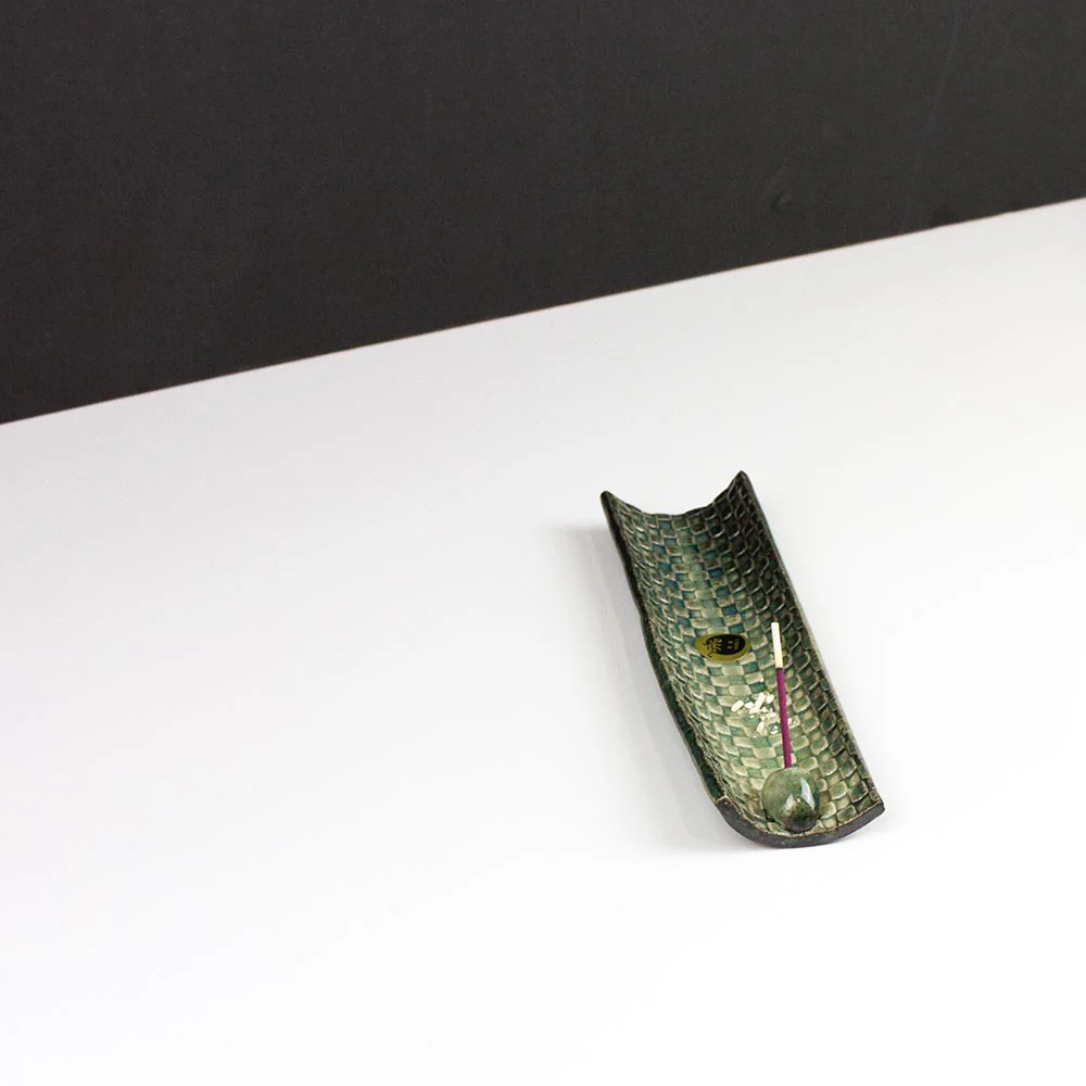 SHIGARAKI Mosaic Japanese Ceramic Incense Holder - Image 10