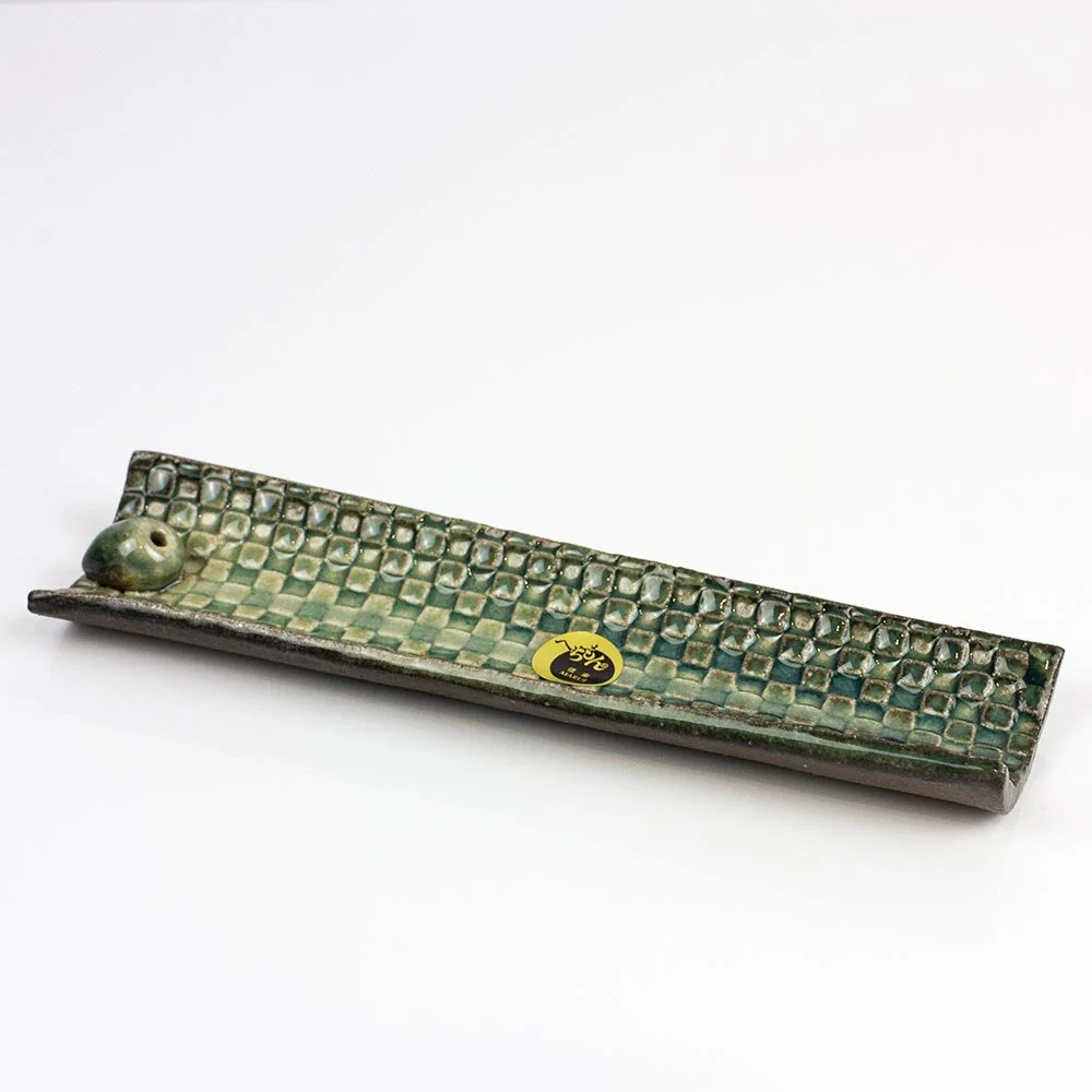 SHIGARAKI Mosaic Japanese Ceramic Incense Holder - Image 5