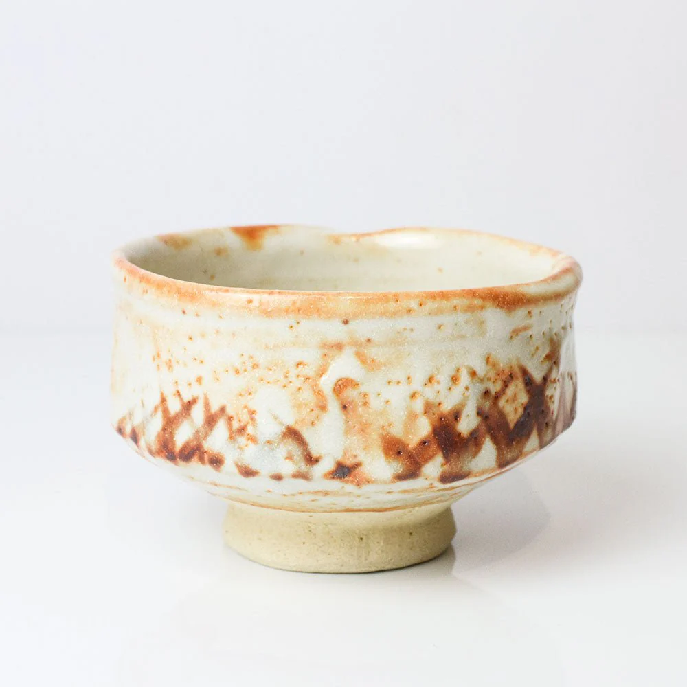 Shino-Yaki Matcha Tea Bowl Masayama Kiln - Image 11