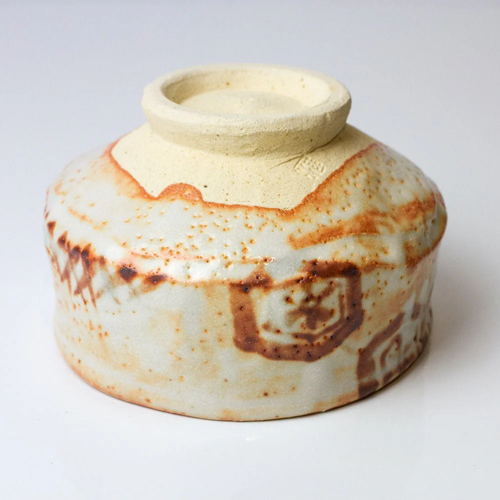 Shino-Yaki Matcha Tea Bowl Masayama Kiln - Image 9