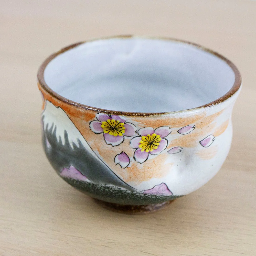 Spring Fuji Kutani-Yaki Chawan (200ml) - Image 6