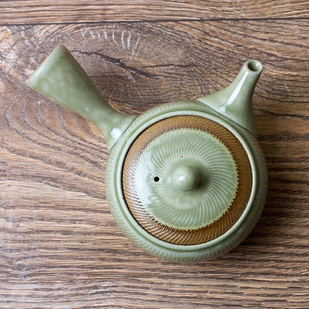 AICHI Tokoname Japanese Teapot Kyusu (350ml) - Image 3