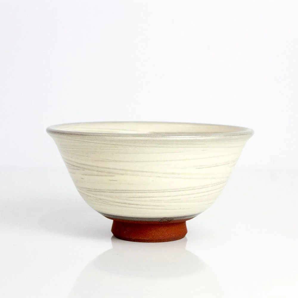 TOMOBAKO Swirling Brush Chawan - Image 6