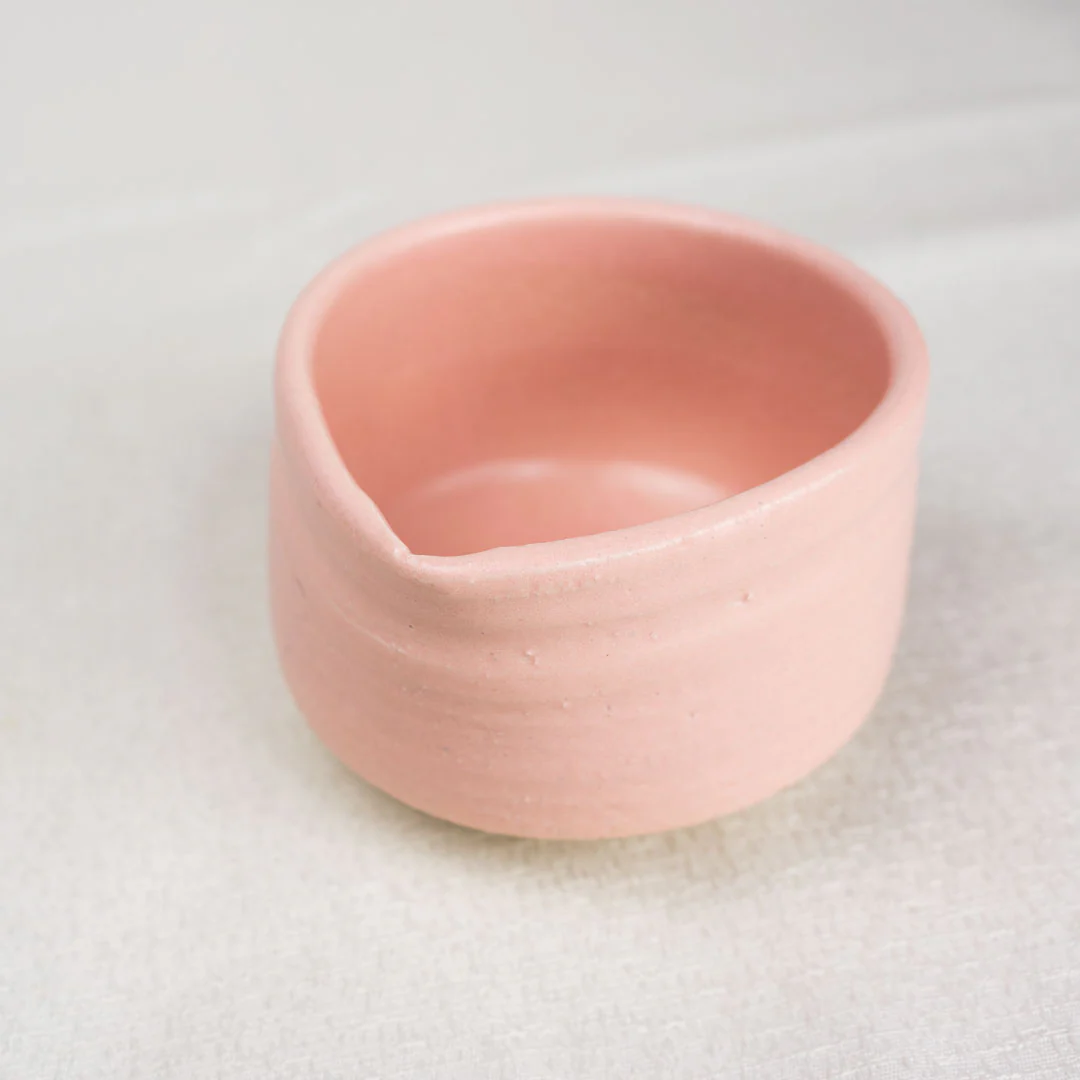 WATA KASHI Pink Matcha Tea Bowl Spout (400ml) - Image 6