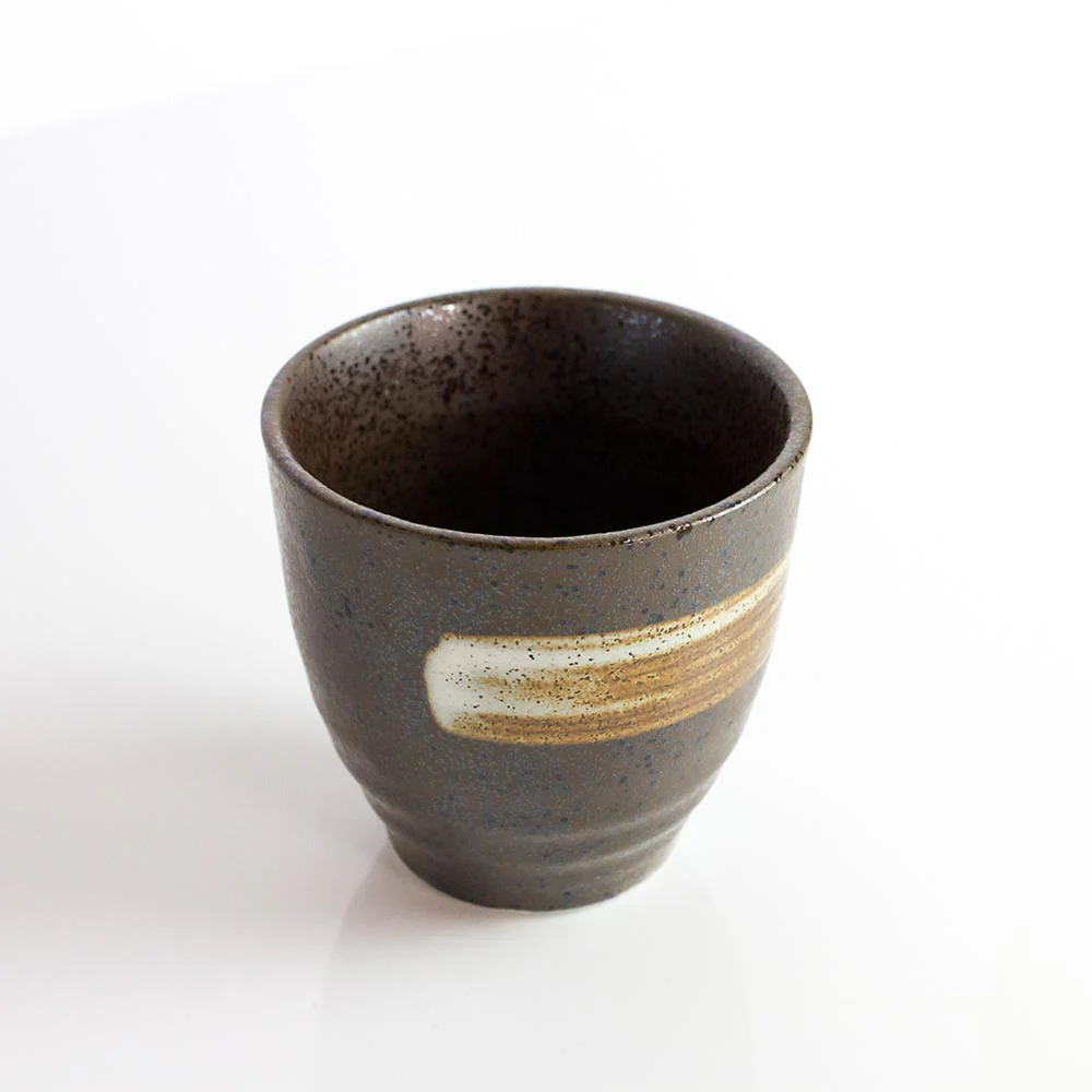 YUTEKI Yunomi Black Japanese Teacup - Image 4