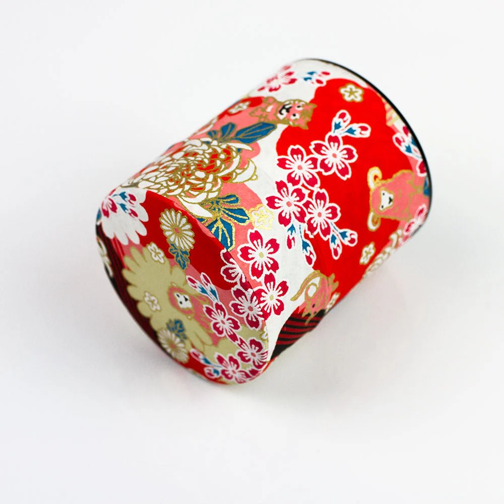 ZODIAC Mini Washi Wrapped Japanese Canister - Image 3