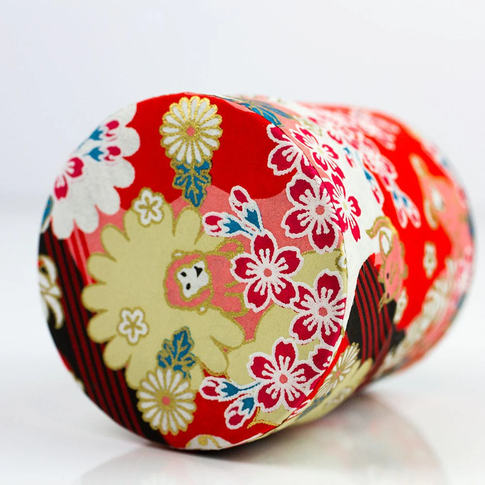 ZODIAC Mini Washi Wrapped Japanese Canister - Image 4